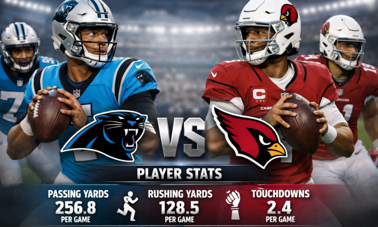 carolina panthers vs arizona cardinals match player stats