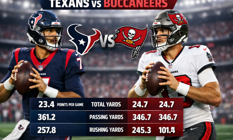 houston texans vs tampa bay buccaneers match player stats