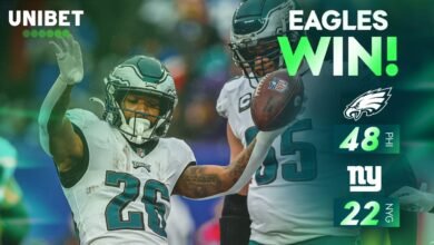 New York Giants vs Philadelphia Eagles Match Player Stats