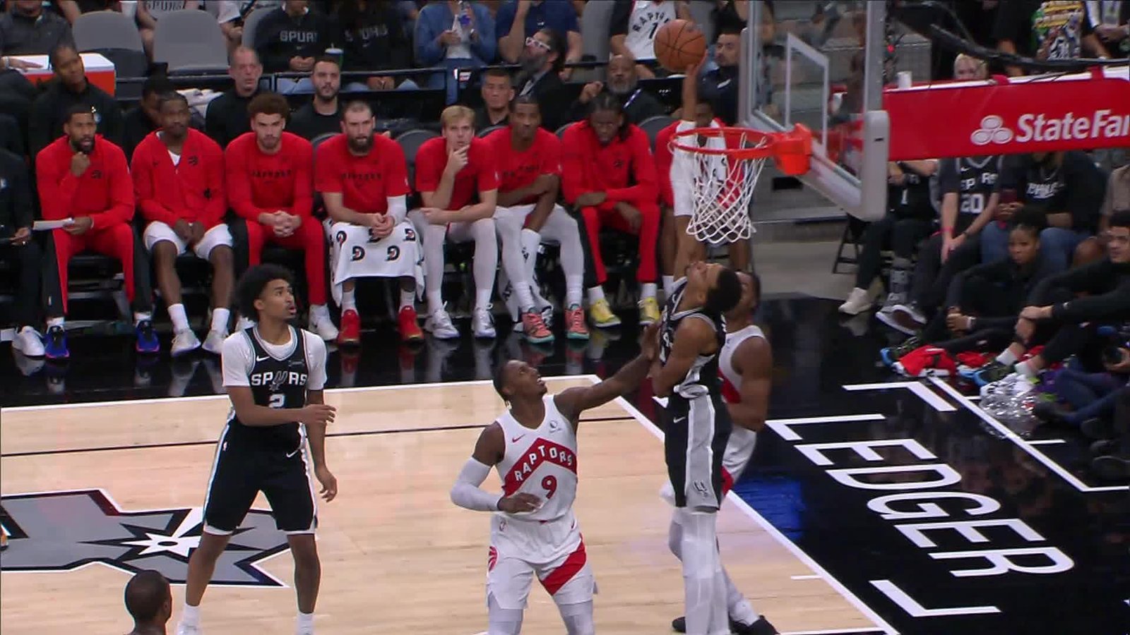 Toronto Raptors vs San Antonio Spurs Match Player Stats